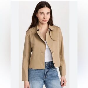 SOLD NEW FRAME Short Trench Jacket Size XS $478
